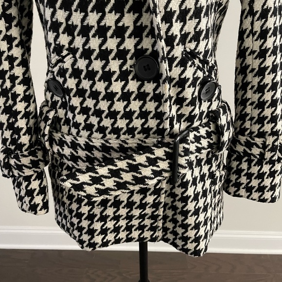 - Black and white trench coat by American Rag - Picture 2 of 3